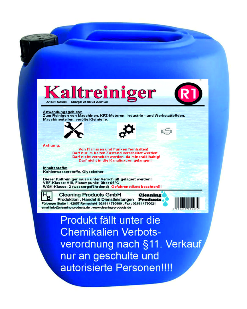 Kaltreiniger R1_Kanister