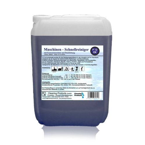 Maschinen - Schnellreiniger P 12OK-Kanister