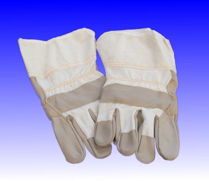 Handschuhe Handwerker mit Ledereinsätze Größe L